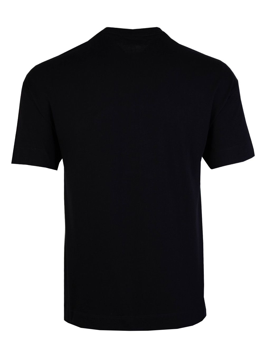 Schwarzes T-Shirt mit Stickerei