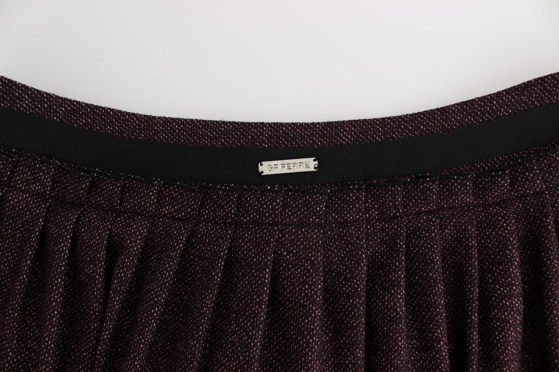 Lila Kurzer Flanellrock