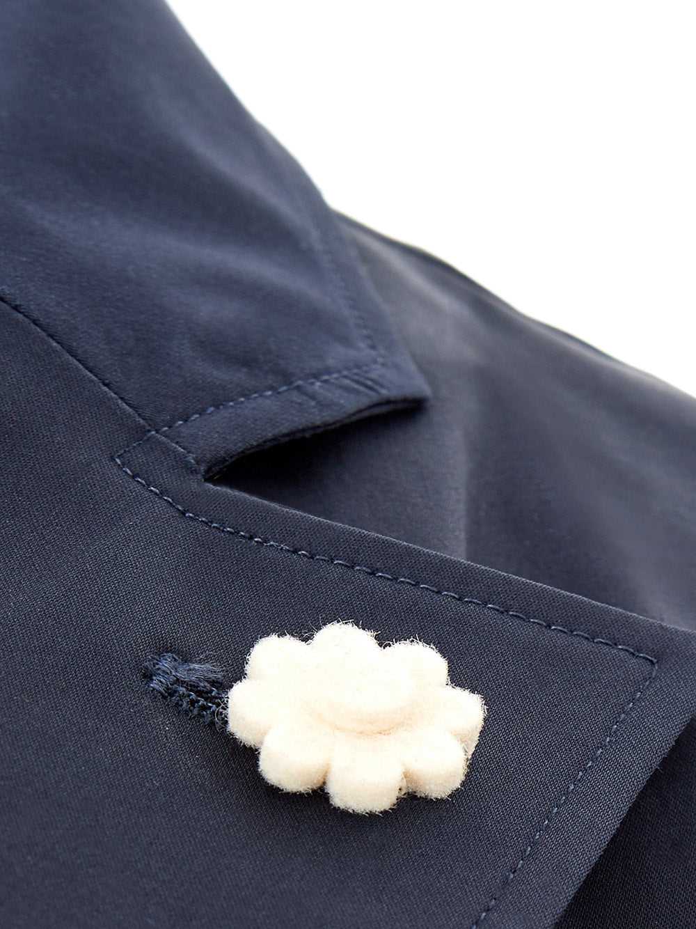 Blaue Two Bottons Baumwolljacke