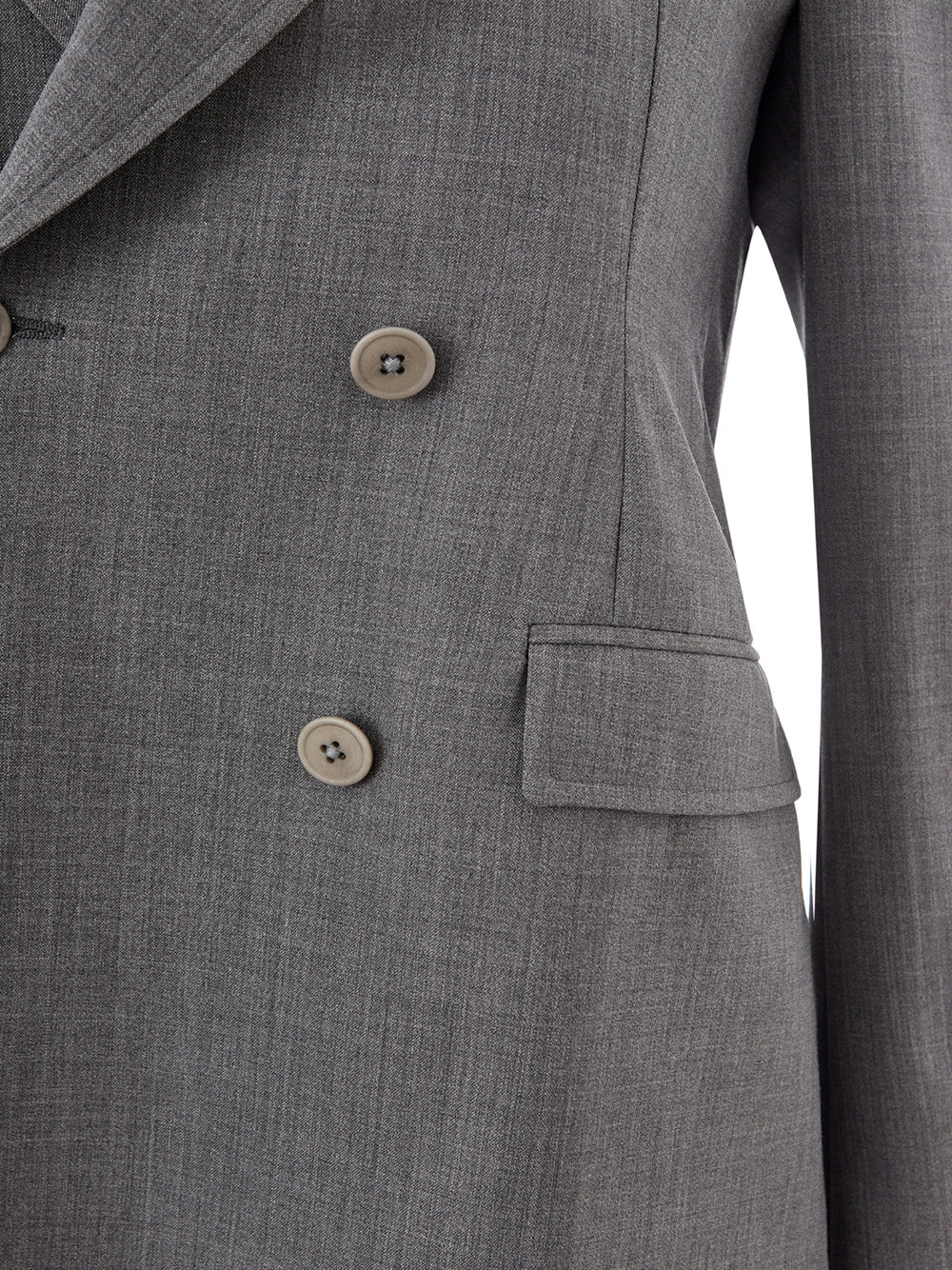Graue Zweireiherjacke