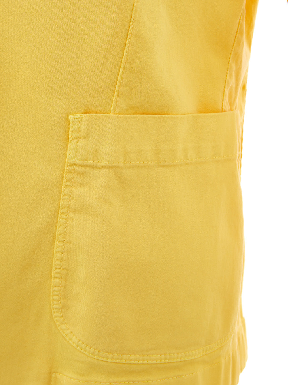 Gelbe Baumwolljacke