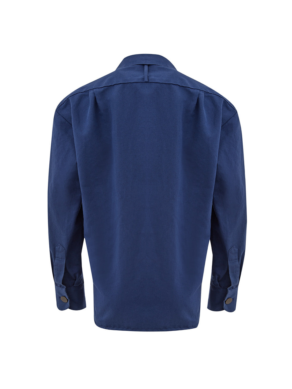 Blaue Baumwolljacke 'Hemd' Style
