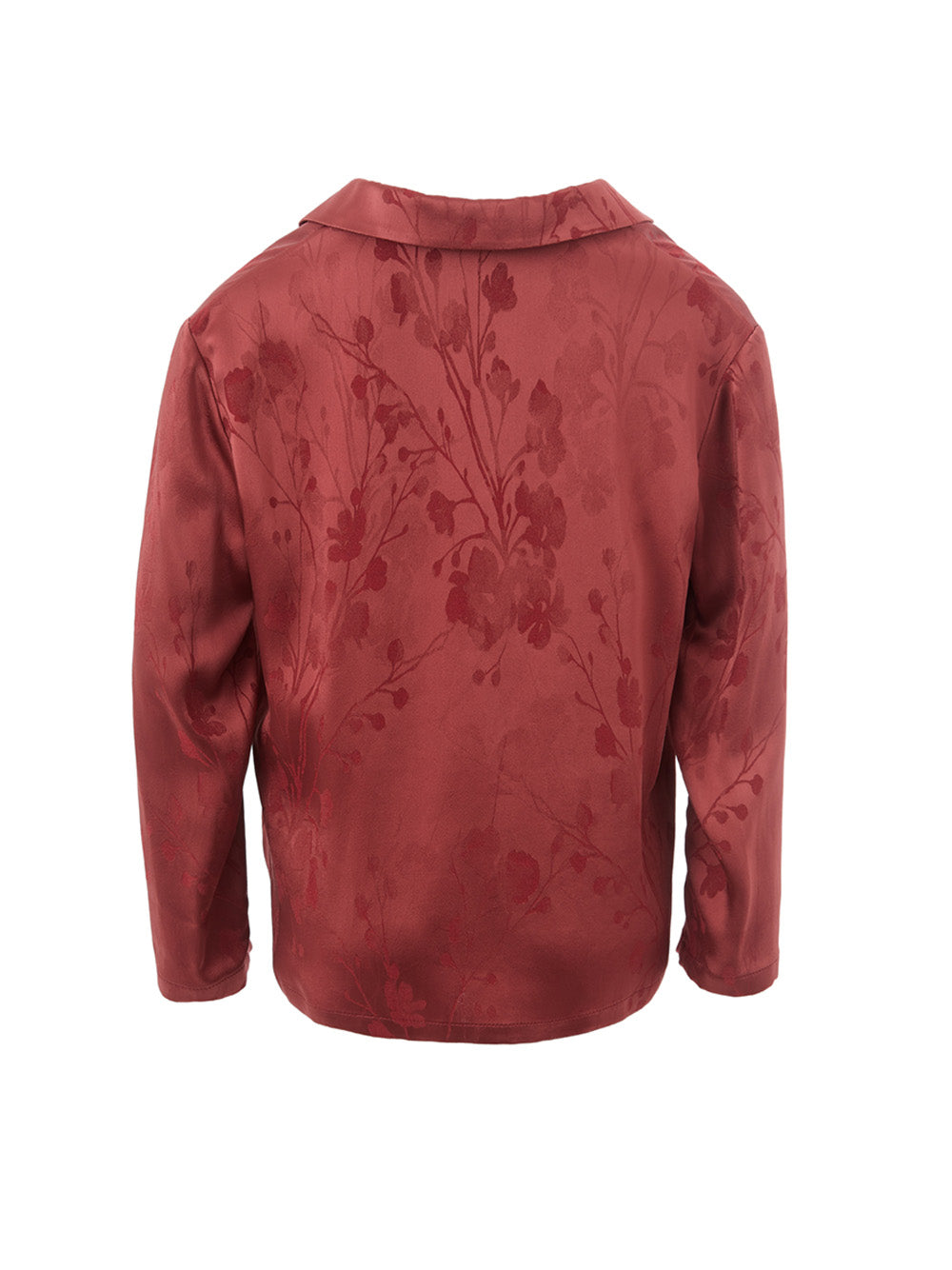 Bordeaux Bedrucktes Shirt Top allover