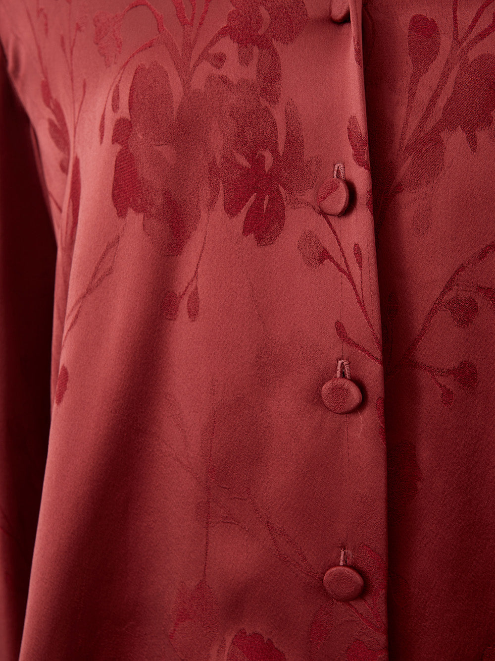 Bordeaux Bedrucktes Shirt Top allover