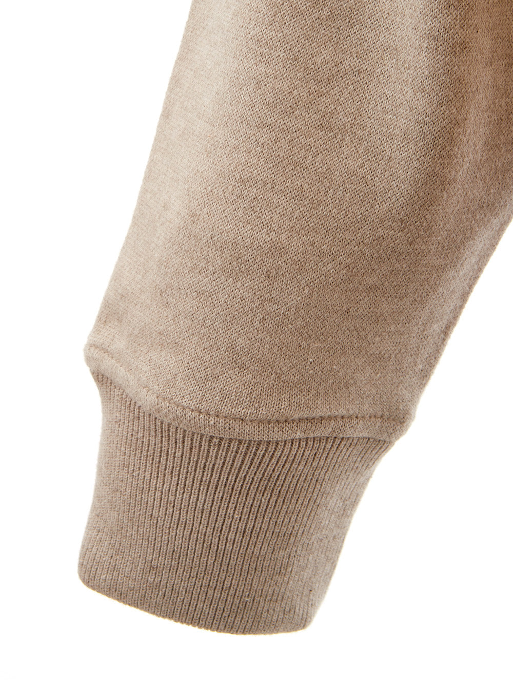 Alcantara-Pullover mit Kapuze und Reißverschluss