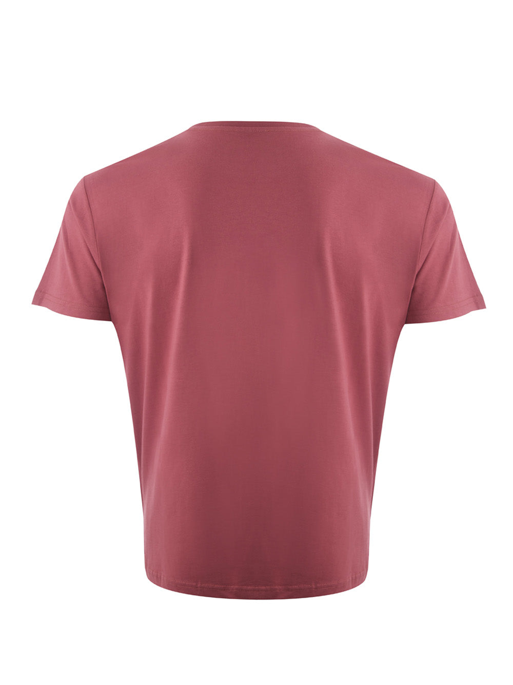 Hellrotes T-Shirt aus Baumwolle mit Tiger-Print und Logo auf der Vorderseite