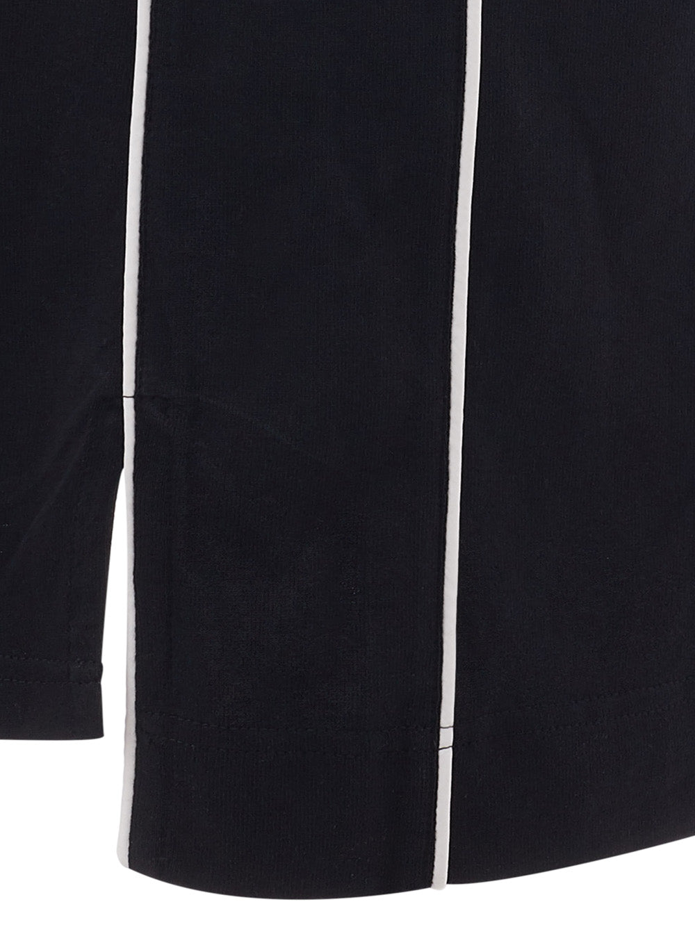 Schwarzes T-Shirt aus Baumwolle - Minikleid mit Logo an den Ärmeln