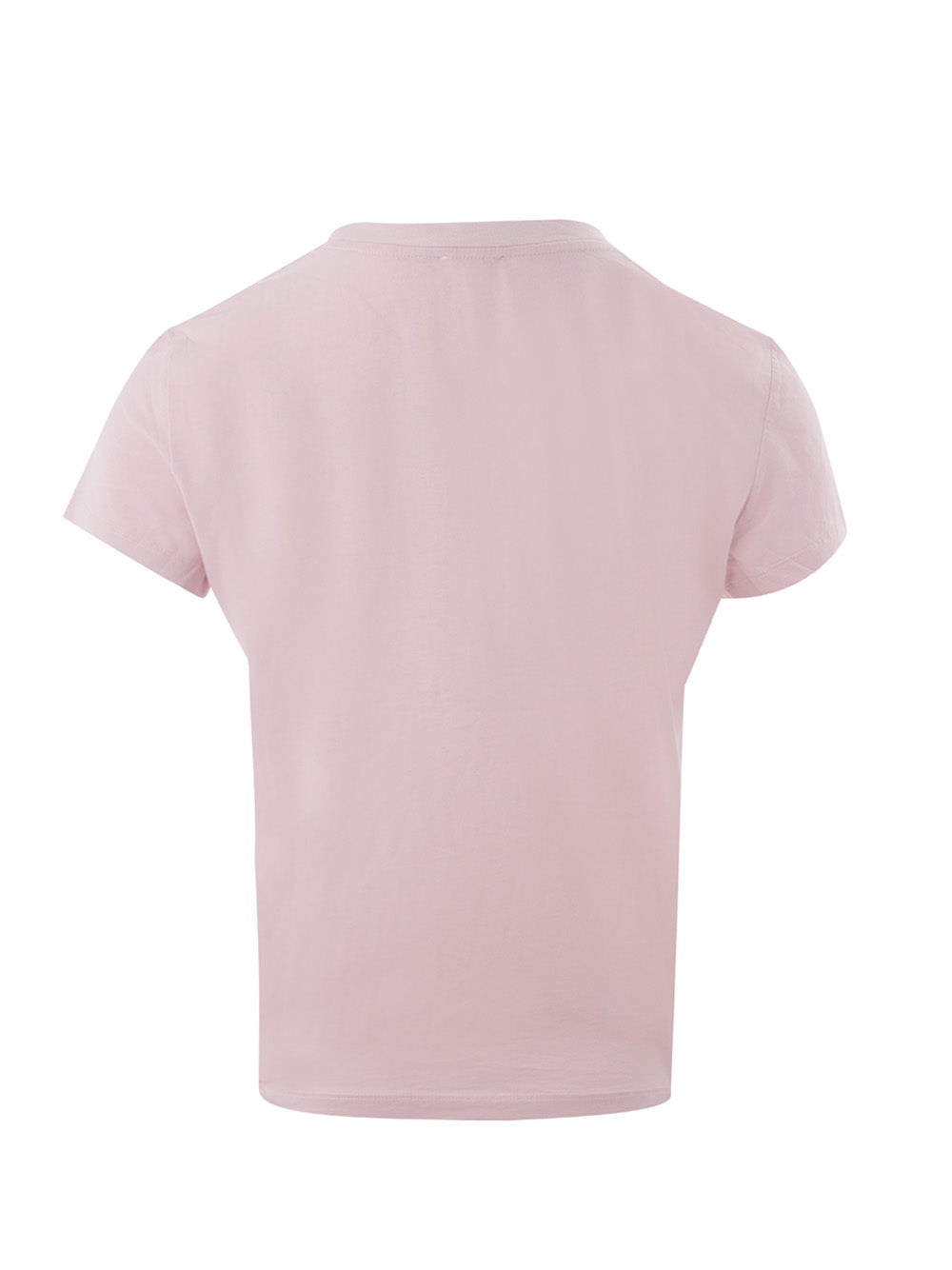 Rosa Baumwoll-T-Shirt mit gedrucktem Tiger