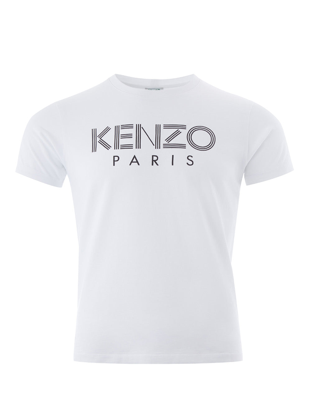 Weißes T-Shirt aus Baumwolle mit ikonischem Logo