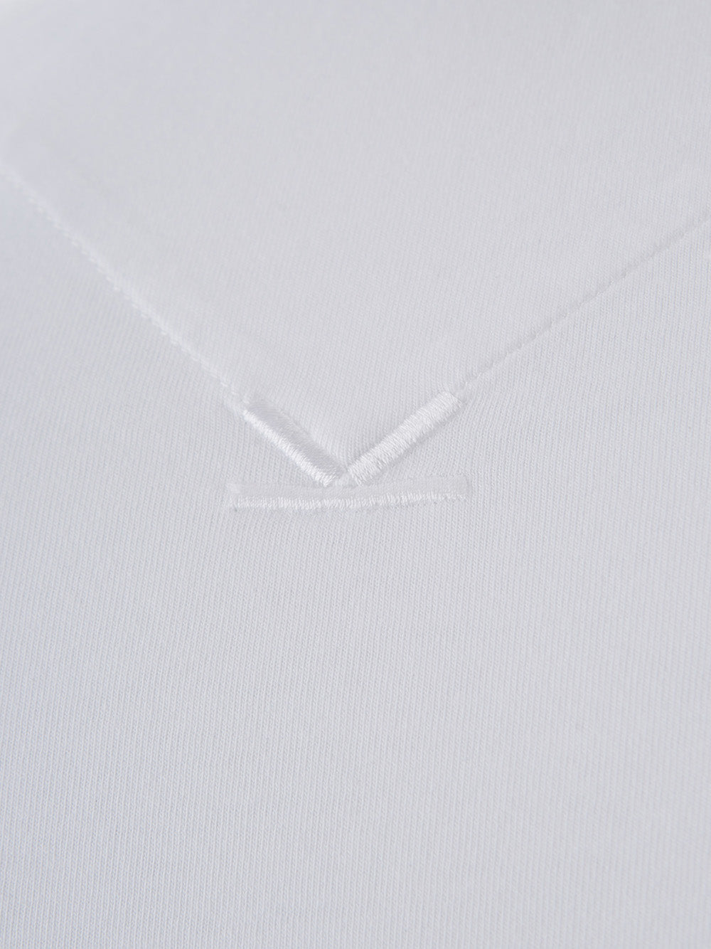 Weißes T-Shirt aus Baumwolle mit ikonischem Logo