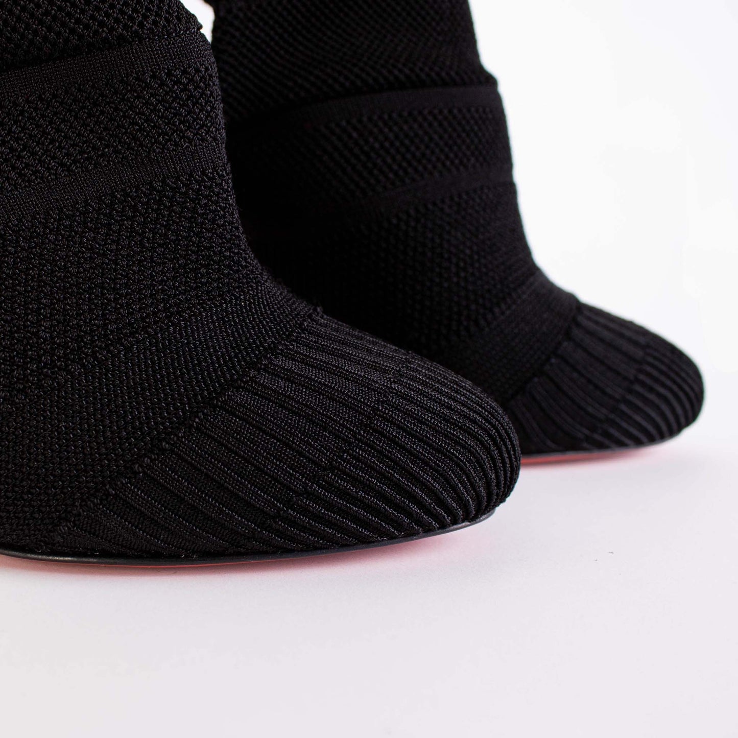 Noemi 100 Schwarze Trikot-Stiefelette