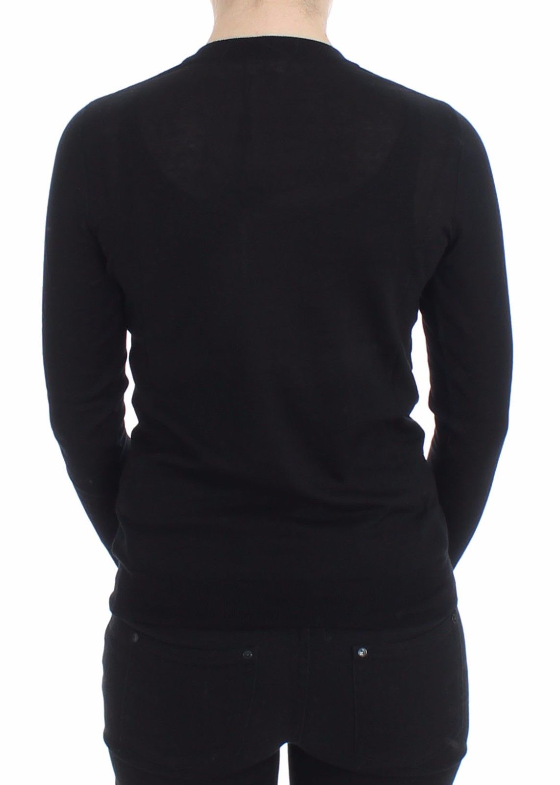 Schwarzer Rollkragenpullover Pullover Top