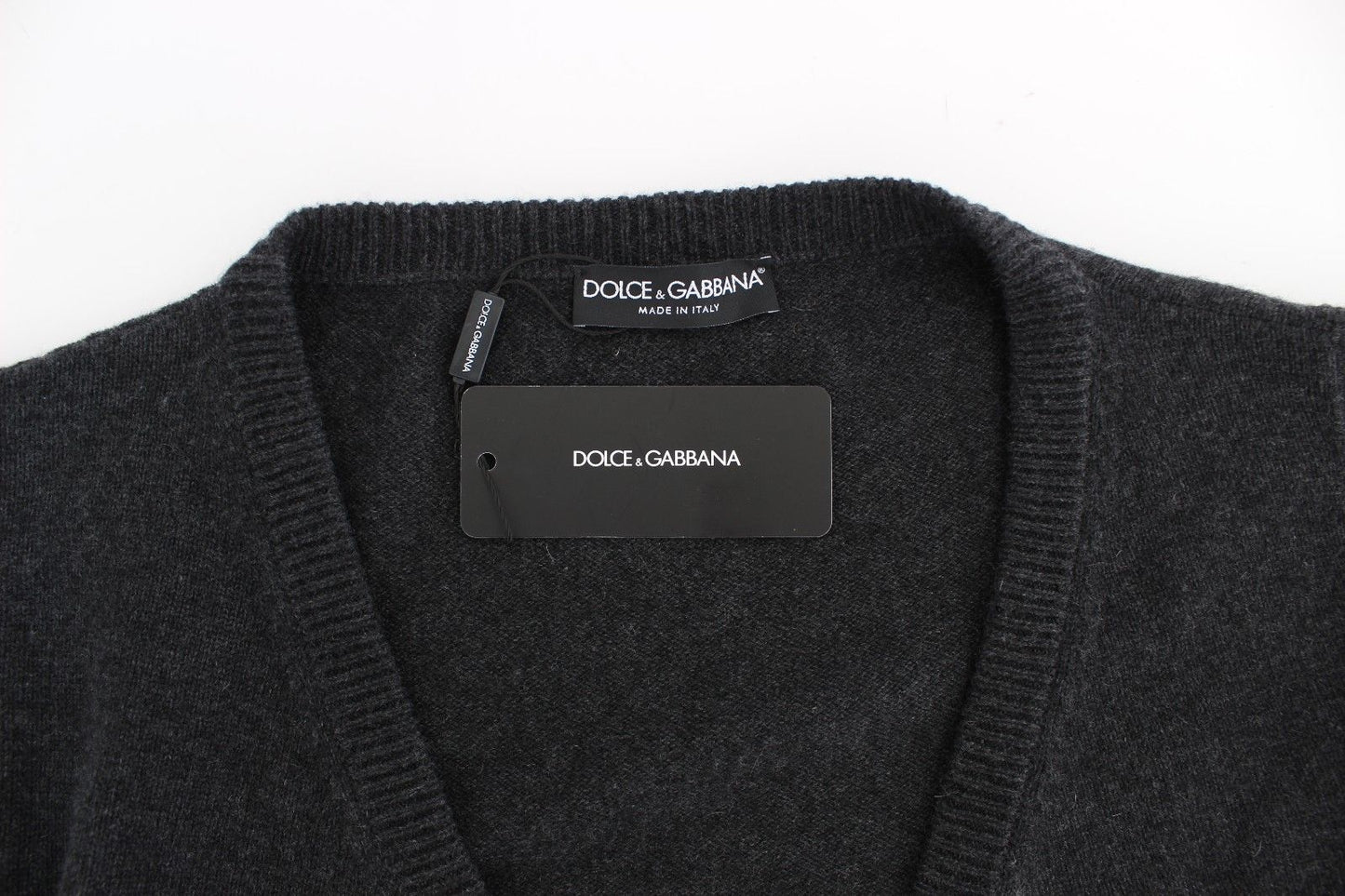 Grauer Kaschmirpullover Pullover Wrap