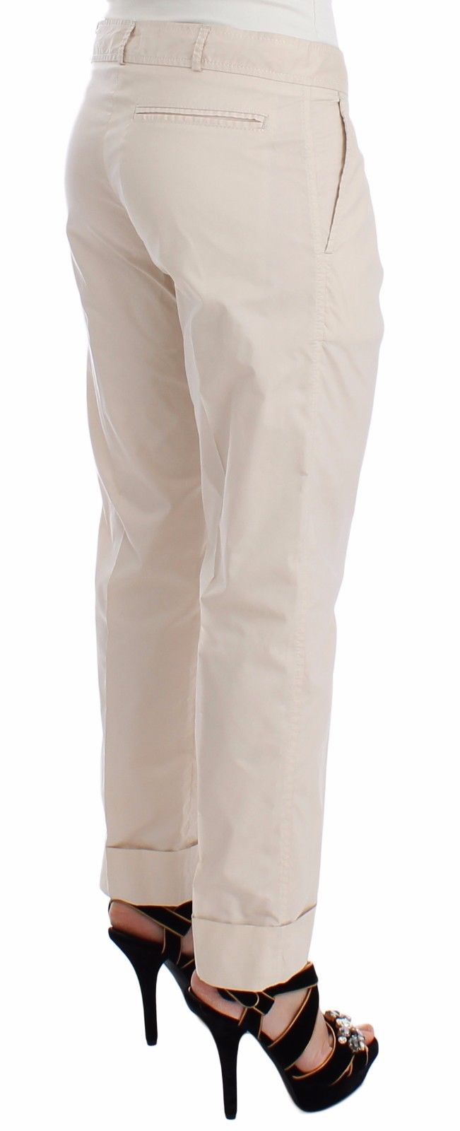 Beige Chinos Beiläufige Kleiderhosen Khakis