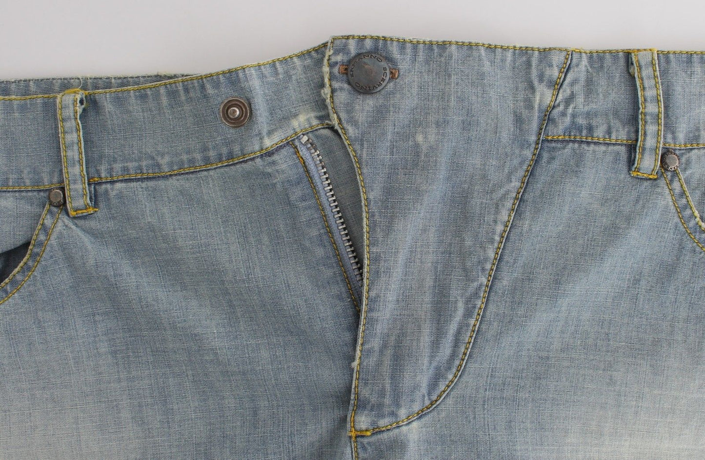 Beachwear Blau Denim City Casual Kleid Shorts