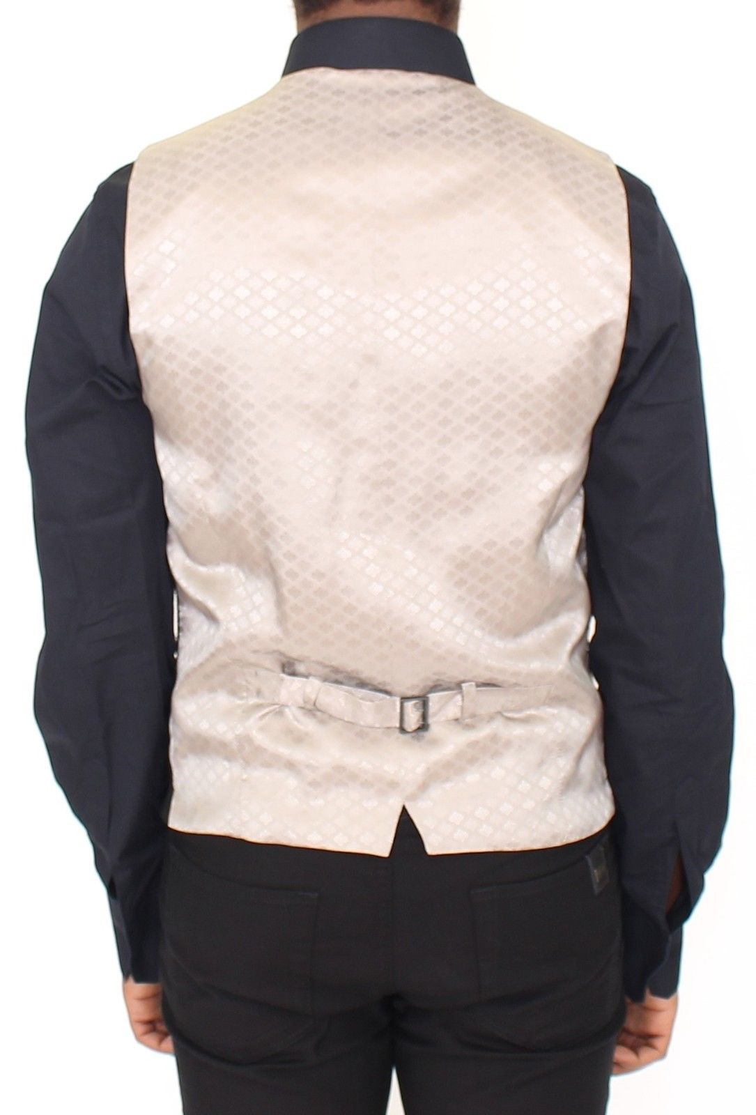 Schwarzes Baumwollkleid Weste Blazer Jacke
