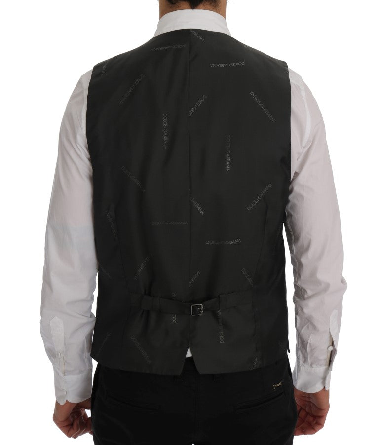 Graue STAFF Wool-Stretch-Weste