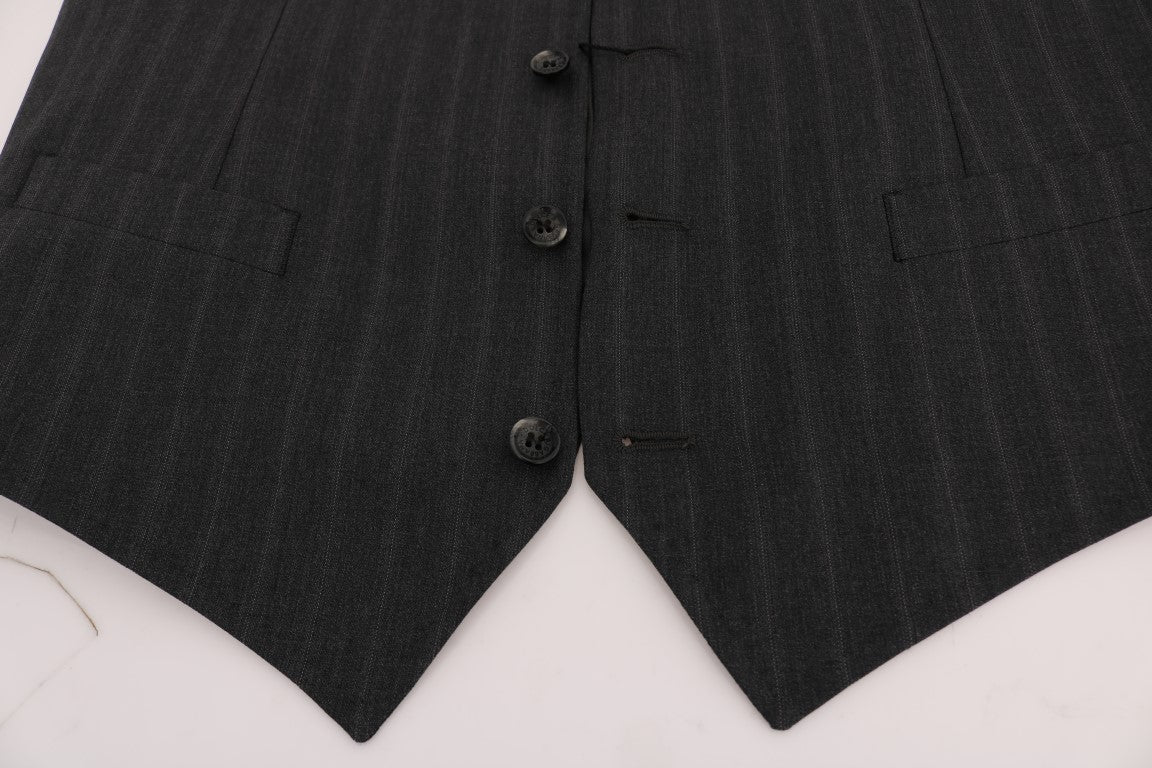 Graue STAFF Wool-Stretch-Weste