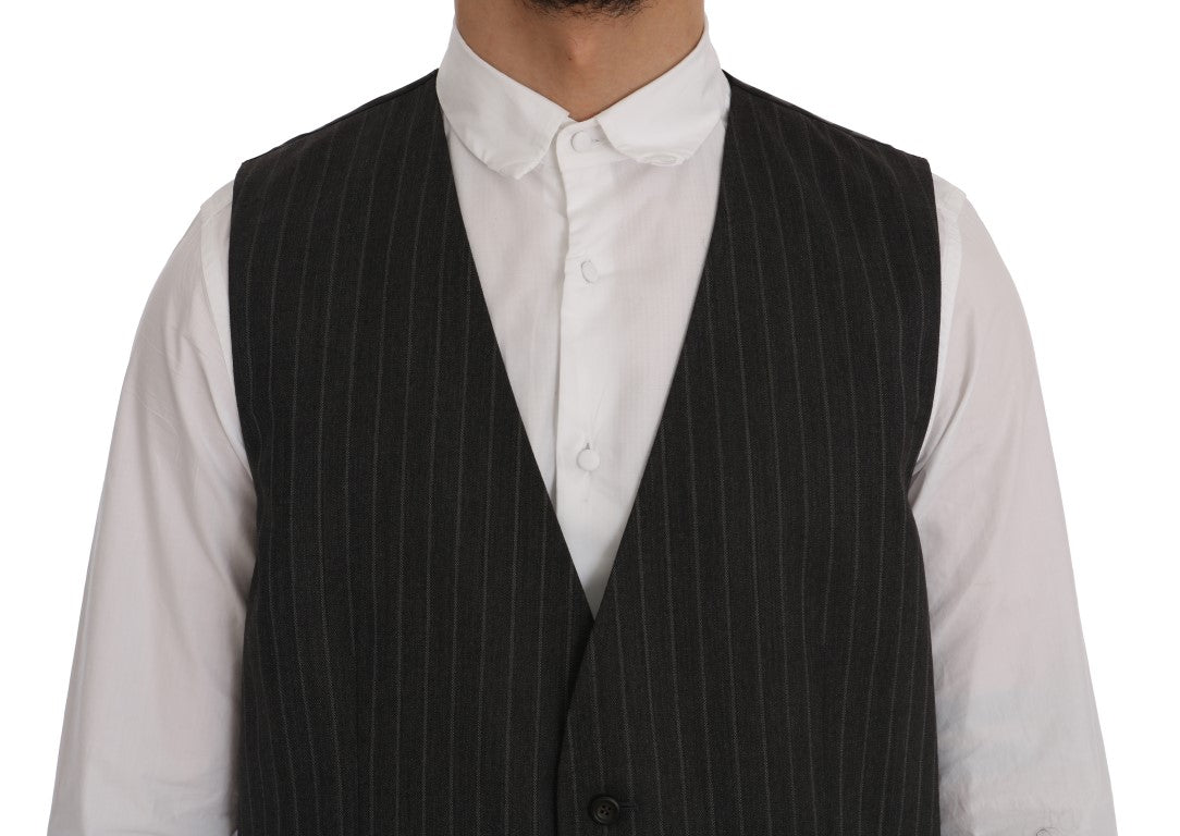 Graue STAFF Wool-Stretch-Weste