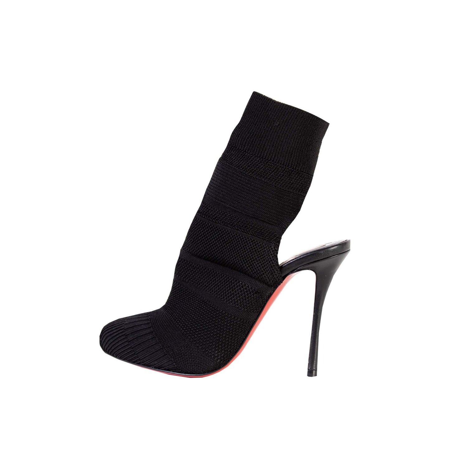 Noemi 100 Schwarze Trikot-Stiefelette