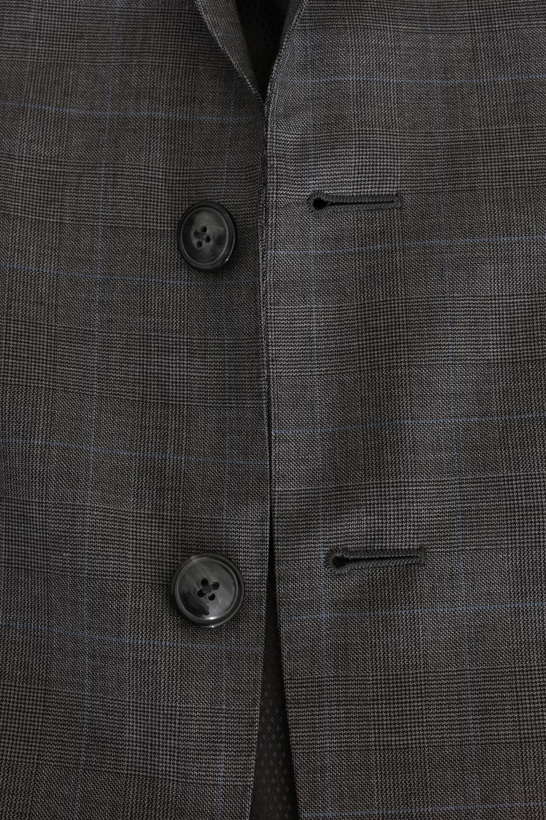 Graue Wolle MARTINI Schlanker Blazer