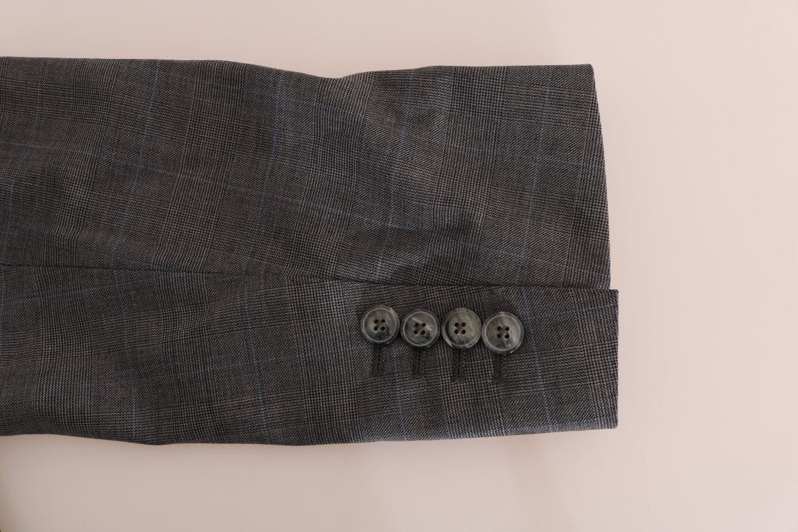 Graue Wolle MARTINI Schlanker Blazer