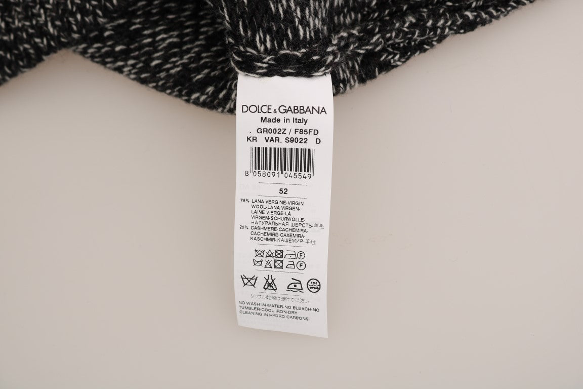 Grauer Pullover aus Wolle und Kaschmir