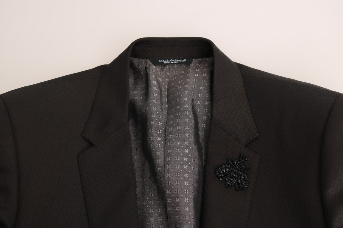 Braun Wolle Kristall Biene Slim Fit MARTINI