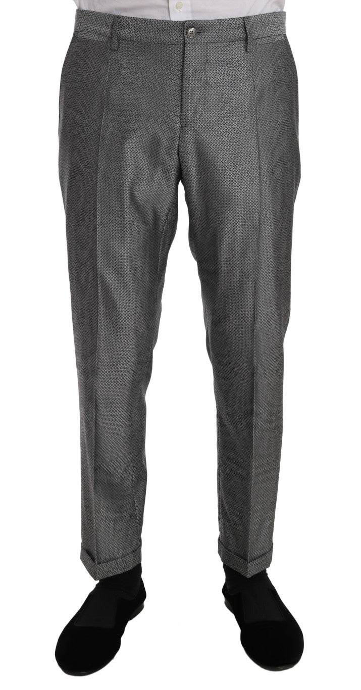 Schwarzer Stretch Crystal Bee Slim Fit Anzug