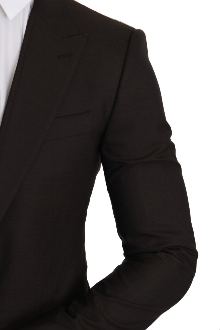 Braun Wolle SICILIA Jacke Mantel Blazer