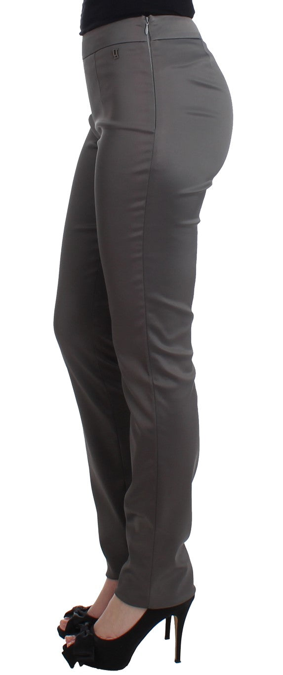 Graue Slim Fit Hose