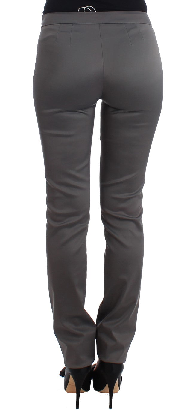 Graue Slim Fit Hose