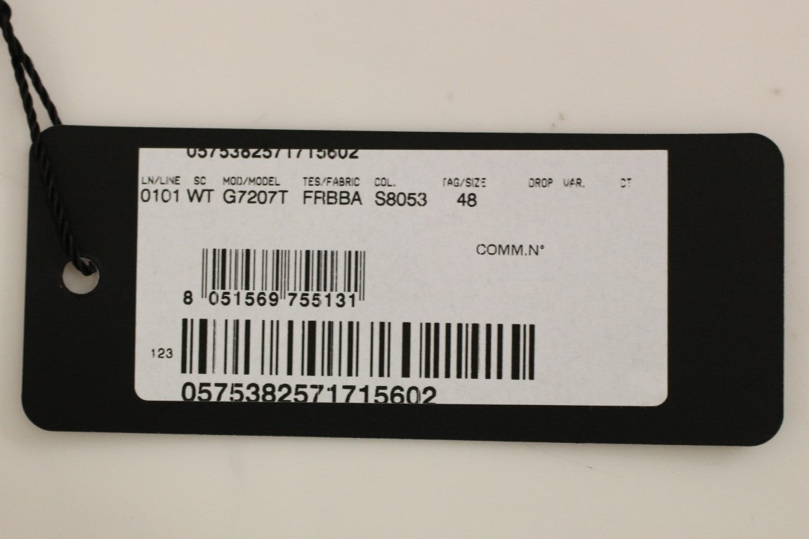 Schwarz gestreifte Logo-Weste aus Wolle
