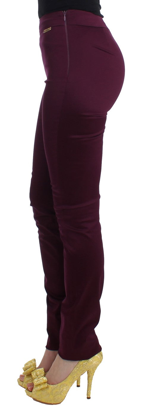 Lila Slim Fit Hose