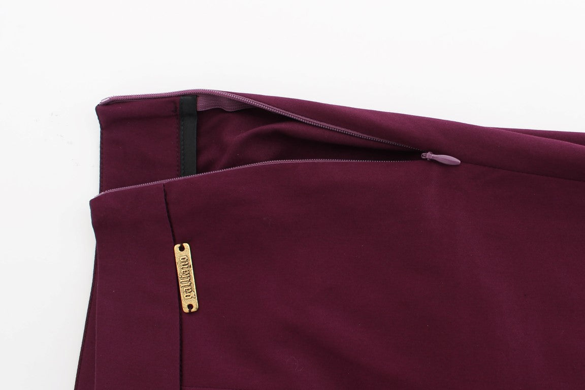 Lila Slim Fit Hose