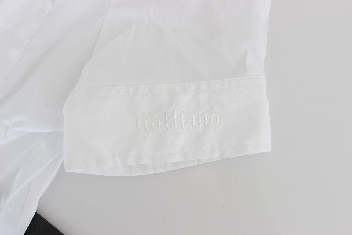 Weißes Baumwollshirt Top