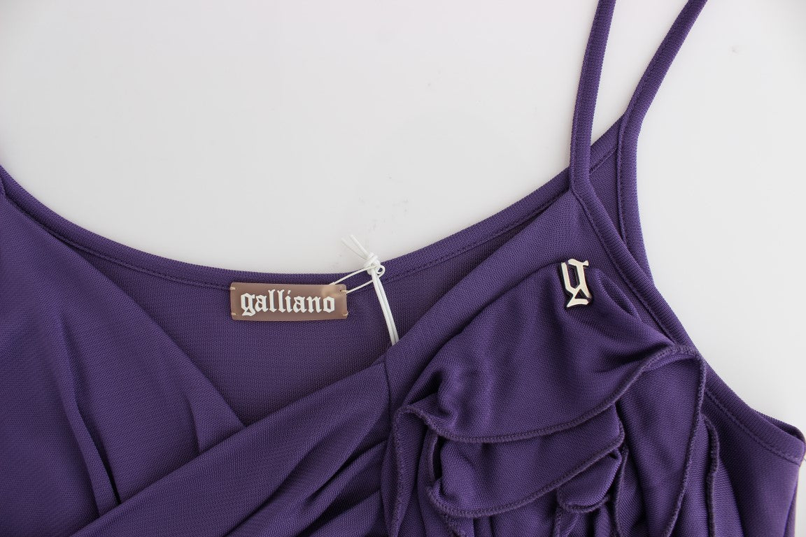 Lila Jersey-Kleid
