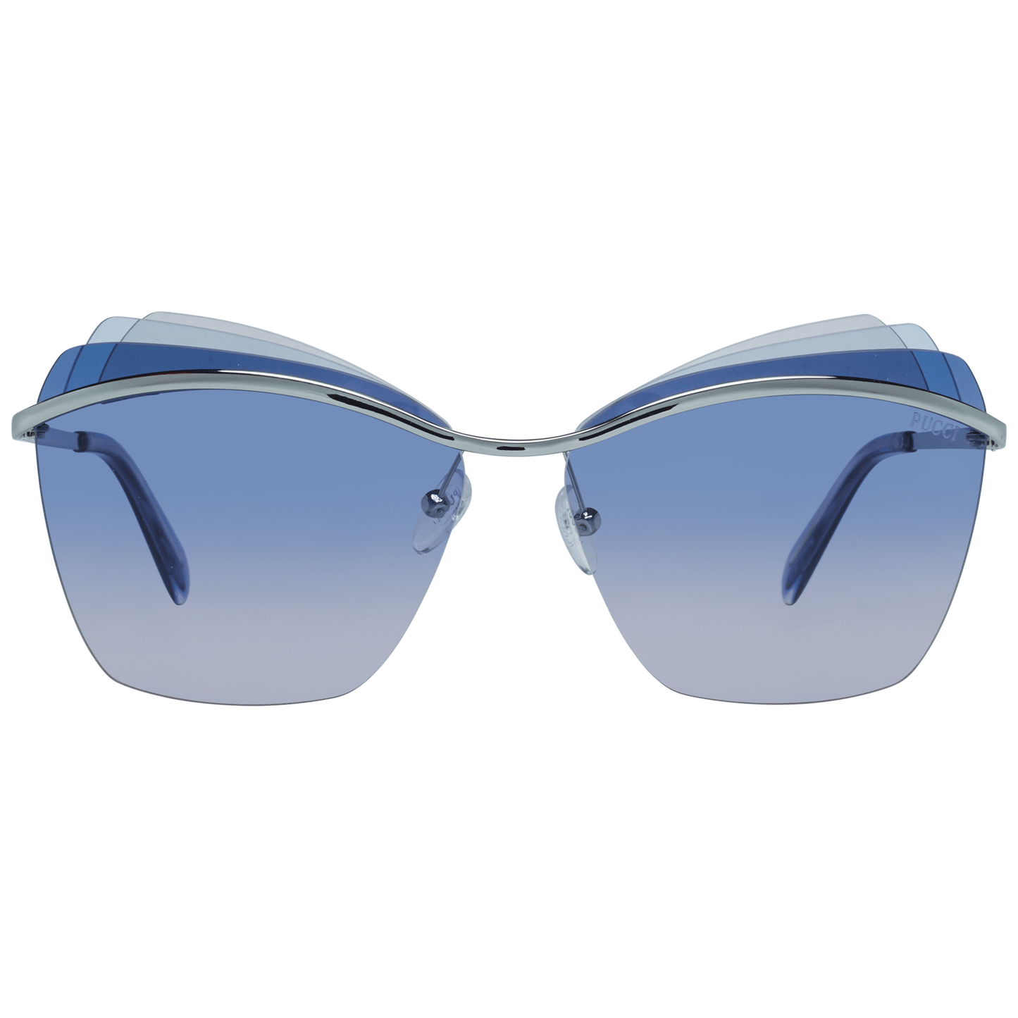 Silberne Frauen-Sonnenbrille