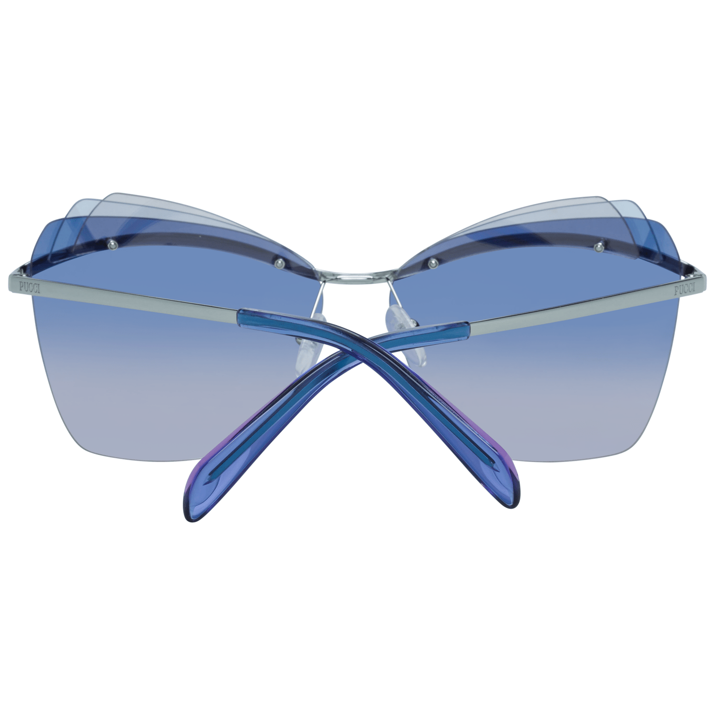 Silberne Frauen-Sonnenbrille