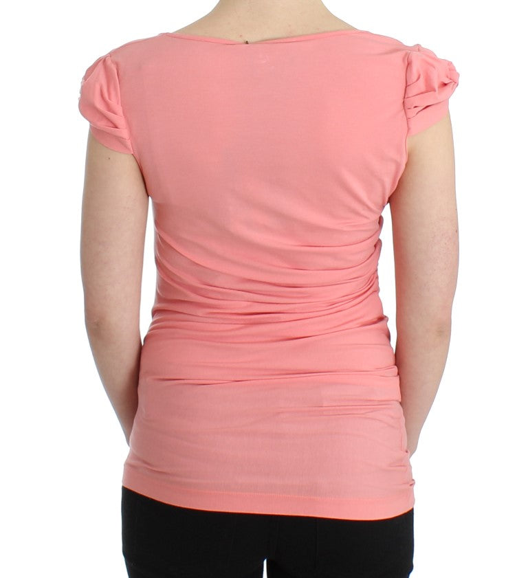 Rosa Baumwolltop