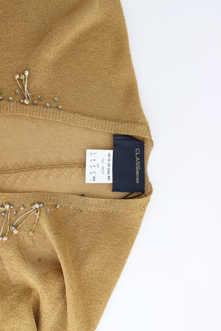 Goldfarbener Shrug mit Verzierungen