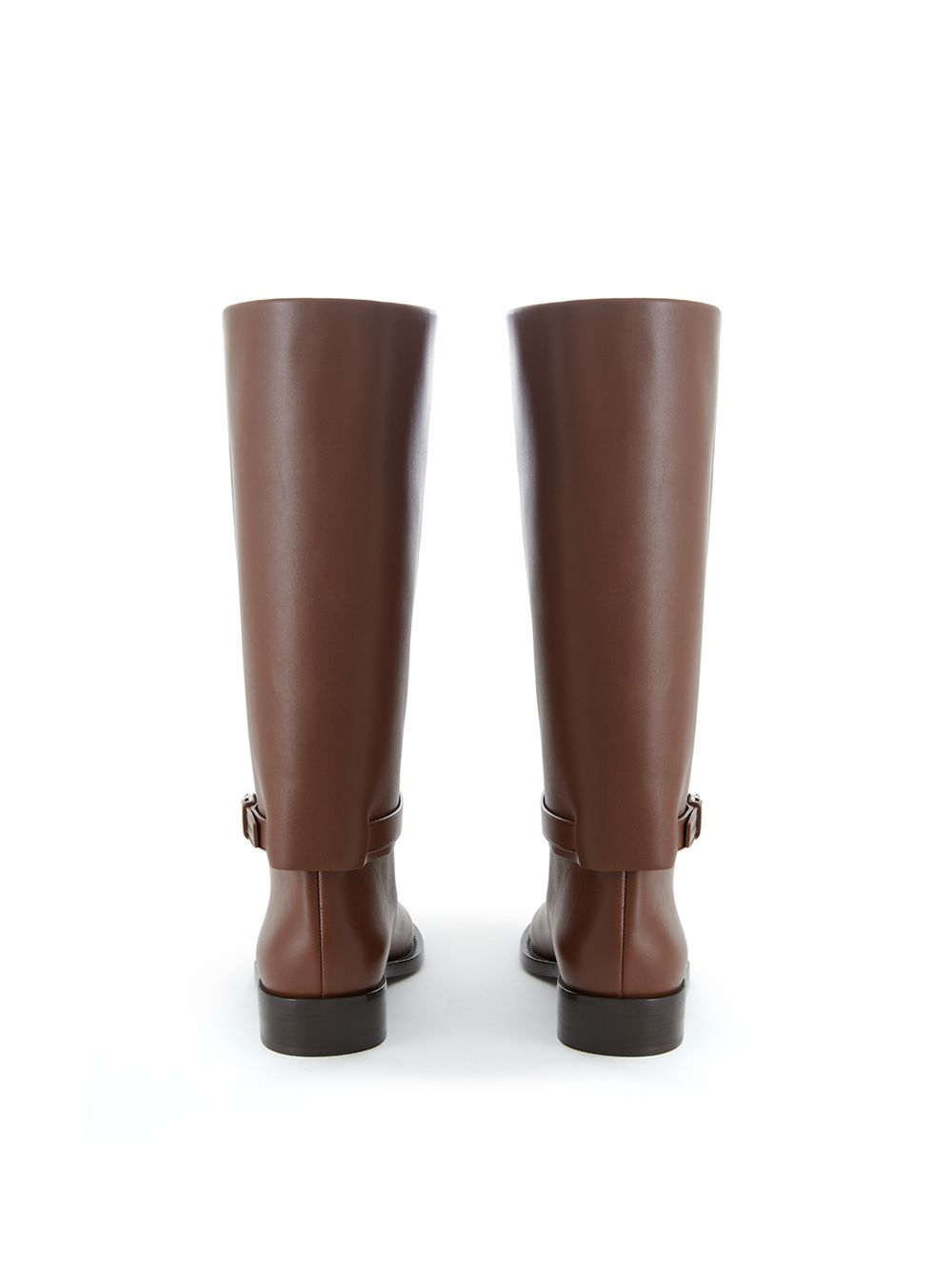 Tabakstiefel aus Leder mit Schnallenverzierung