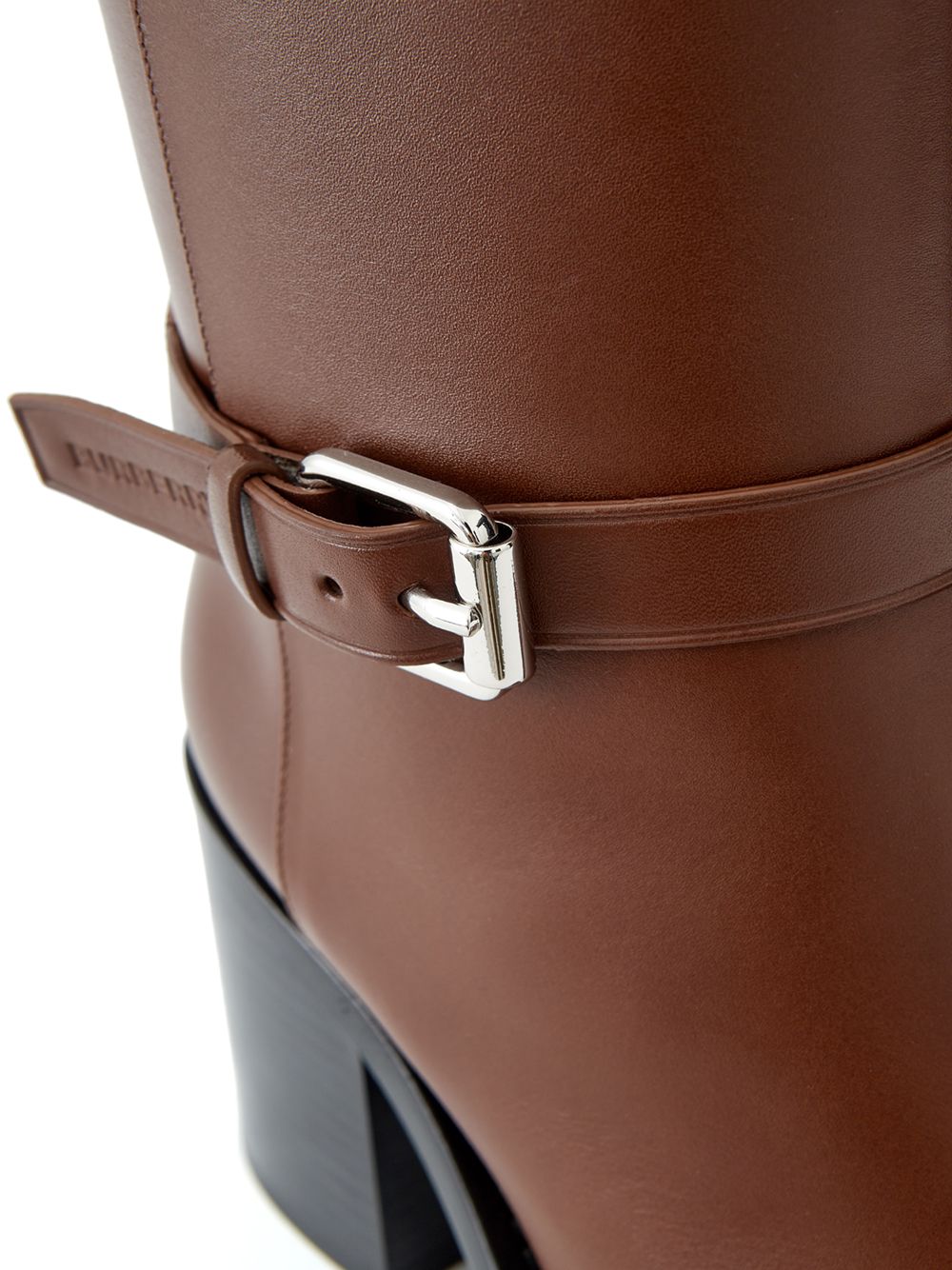 Braune Lederstiefeletten