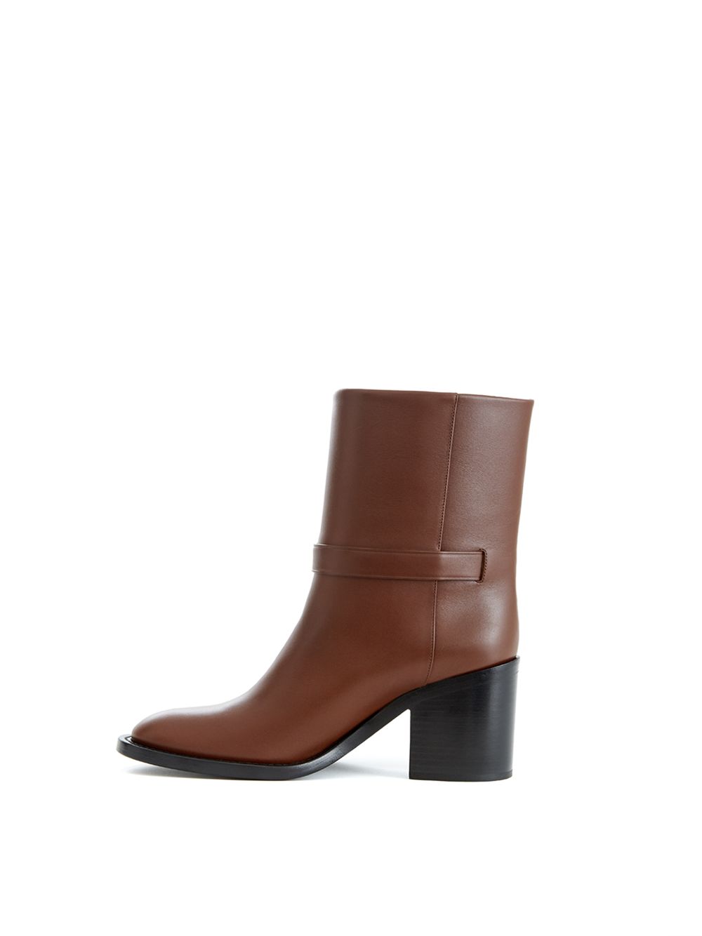 Braune Lederstiefeletten