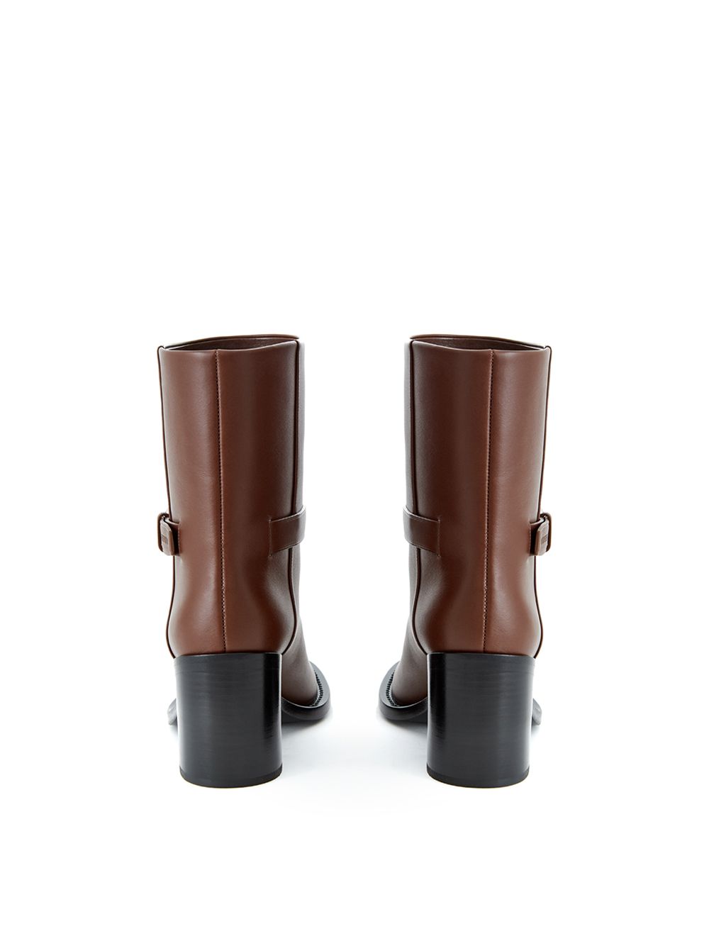 Braune Lederstiefeletten