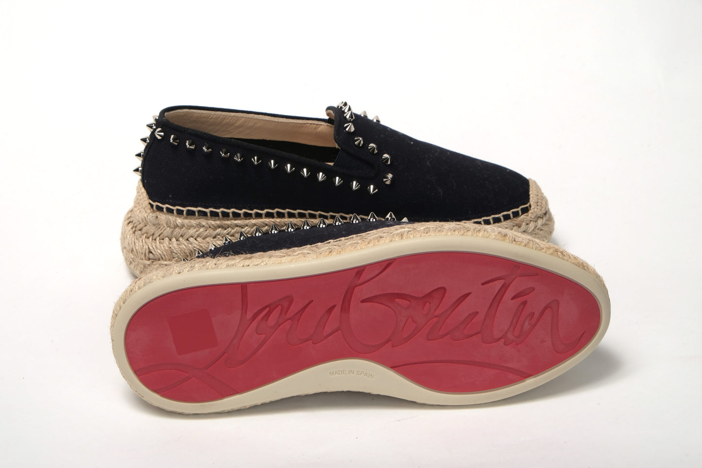 Obscur Schwarz Plateau Espadrille Espadrille Schuhe