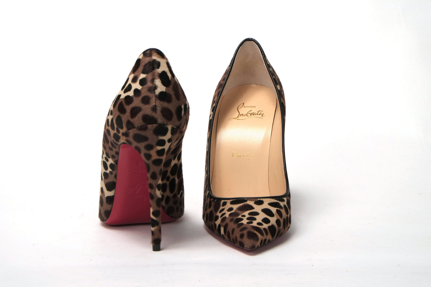 Multi/Schwarz Leopard Kate 100 Pony Absatz