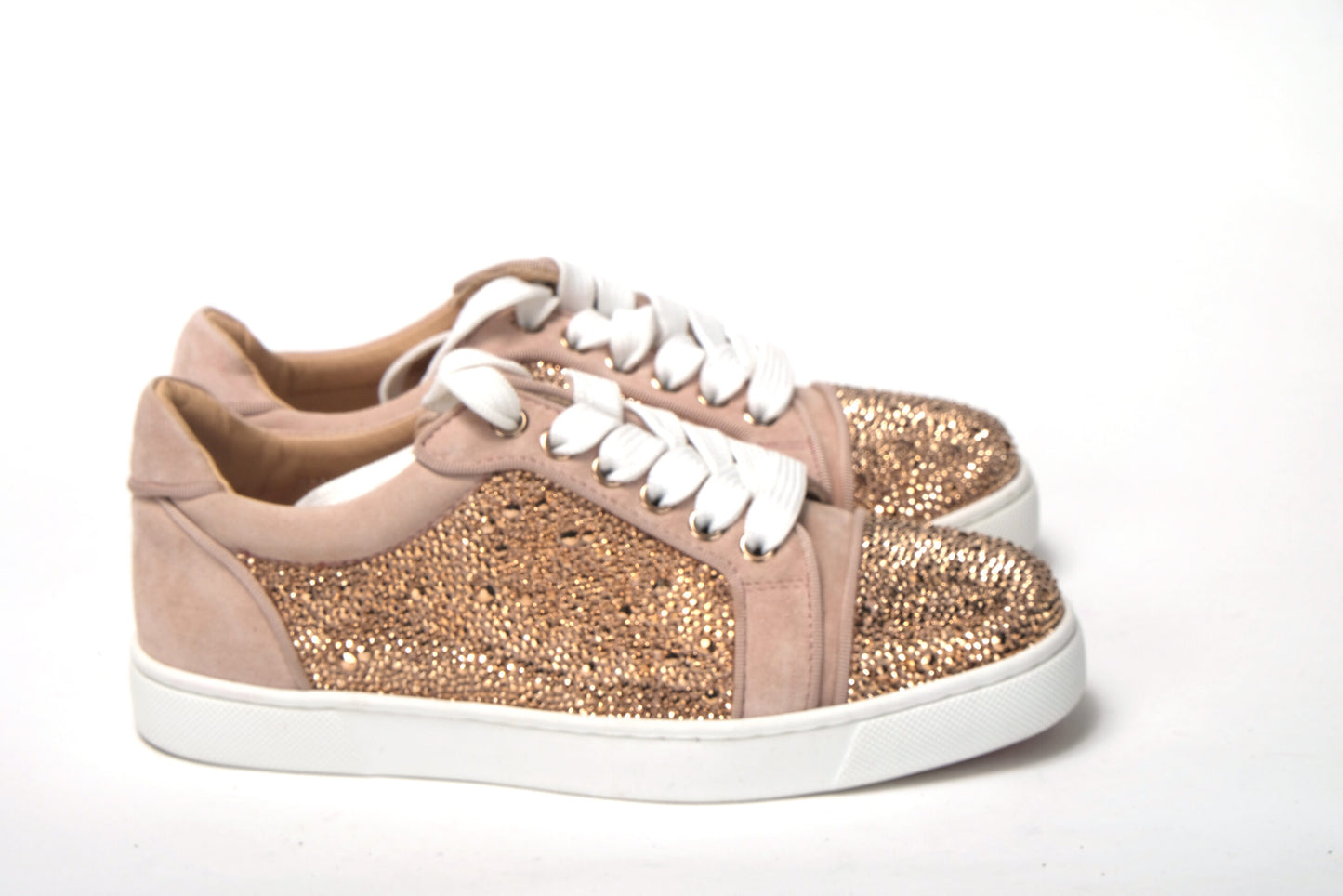Antoinette Rose Gold verschönert Turnschuhe