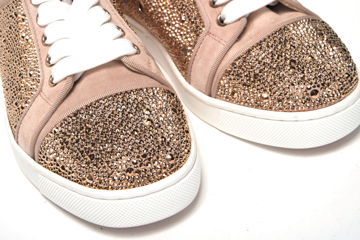 Antoinette Rose Gold verschönert Turnschuhe