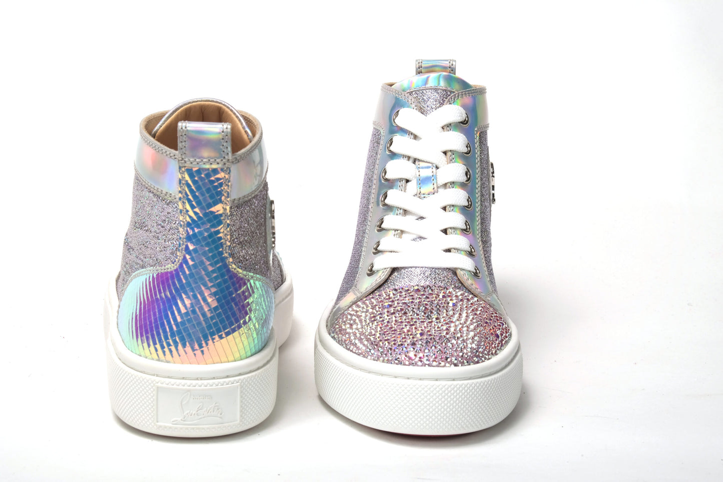 Ab/Silber Super Lou Strass Fla Sneakers